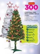Santa's Trading Christmas Tree Deal Combo 150cm-Each