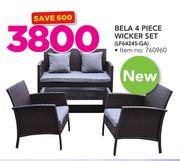 Bela 4-Piece Wicker Set LF64245-GA