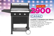 Cadac Classic 3-Burner Gas Braai