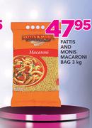 Fattis And Monis Macaroni Bag-3Kg