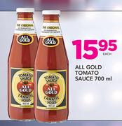 All Gold Tomato Sauce-700ml Each
