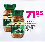 Jacobs Kronung Original Coffee-200gm Each