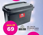 Big Jim 60Ltr Delta Storage Box