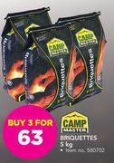 Campmaster Briquettes-3 x 5Kg