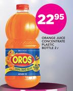 Orange Juice Concentrate Plastic Bottle-2Ltr