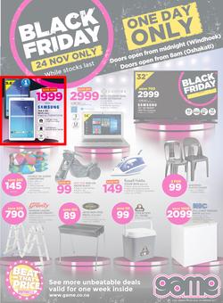 Game Namibia : Black Friday (24 Nov 2017), page 1