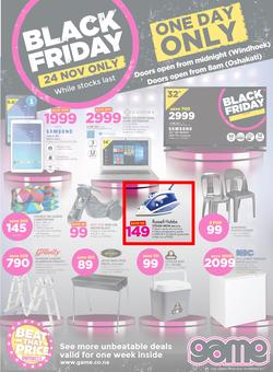 Game Namibia : Black Friday (24 Nov 2017), page 1