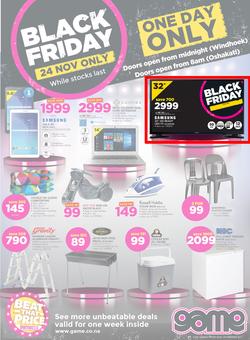 Game Namibia : Black Friday (24 Nov 2017), page 1