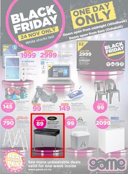 Game Namibia : Black Friday (24 Nov 2017), page 1