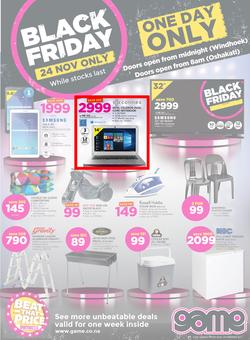 Game Namibia : Black Friday (24 Nov 2017), page 1