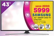 Samsung 43" Smart UHD TV 43MU7000