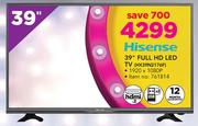 Hisense 39" Full HD LED TV HX39N2176F