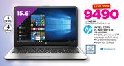 HP Intel Core I5 Notebook 15-AY100NI