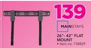 Mainstays 26"-42" Flat Mount