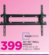 Mainstays 36"-50" Wall Mount