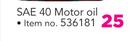 Castrol SAE 40 Motor Oil
