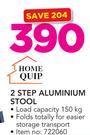 Home Quip 2 Step Aluminium Stool