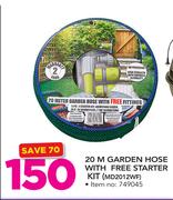 20M Garden Hose With Free Starter Kit MD2012WF