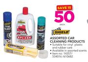 Shield Assorted Car Cleaning Products-Each