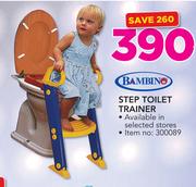 Bambino step toilet cheap trainer price