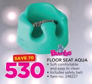 Bumbo Floor Seat Aqua Includes Safety Belt