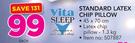 Vita Sleep Standard Latex Chip Pillow-Each