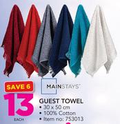 Mainstays Guest Towel-Each
