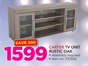 Carter TV Unit Rustic Oak