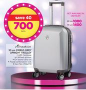 Travelsize 70cm Cirrus Grey upright Trolley-Each
