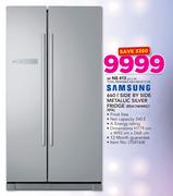 Samsung 660Ltr Side By Side Metallic Silver Fridge RSA1MHMG1 XFA