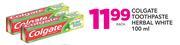 Colgate Toothpaste Herbal White-100ml Each