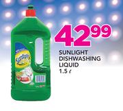 Sunlight Dishwashing Liquid-1.5Ltr