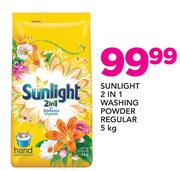 Sunlight 2 In 1 Washing Powder Regular-5Kg
