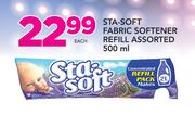 Sta-Soft Fabric Softener Refill Assorted-500ml