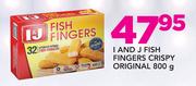 I And J Fish Fingers Crispy Original-800gm