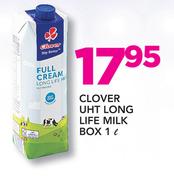 Clover UHT Long Life Milk Box-1Ltr