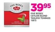 Five Roses Ceylon Blend Tagless Teabags-100 Per Pack