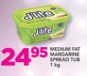 Medium Fat Margarine Spread Tub-1Kg