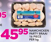 Namchicken Party Braai 16 Piece-Per Kg