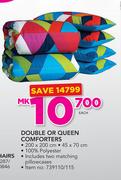 Double Or Queen Comforters-Each