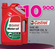 Castrol SAE 40 Motor Oil-5ltr