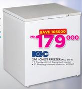 KIC 210ltr Chest Freezer KCG 210 1