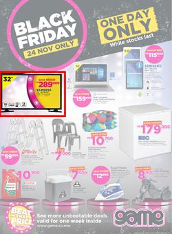 Game Malawi : Black Friday (24 Nov 2017), page 1