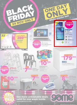 Game Malawi : Black Friday (24 Nov 2017), page 1