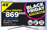 Samsung 49” UHD Curved Smart TV