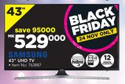 Samsung 43” UHD TV