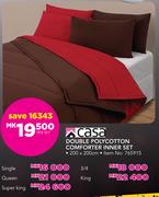 Casa Double Poly Cotton Comforter Inner Set(200 x 200cm)-Per Set 