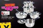 Tissolli 10 Piece Silicone Pot set