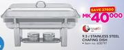 Tissolli 9.5Ltr Stainless Steel Chafing Dish