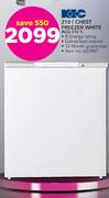 KIC 210Ltr Chest Freezer White (KCG 210 1)